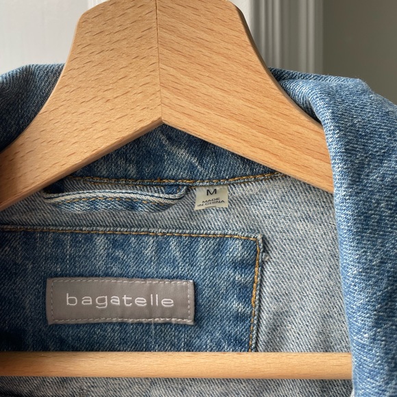 Bagatelle Cropped Star Jean Jacket - Picture 3 of 6